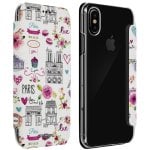 Étui portefeuille Akashi Paris pour iPhone X/XS