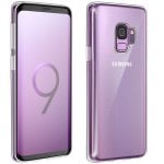 Avizar Capa de Silicone Flexível Ultra-Fina Transparente para Samsung Galaxy S9