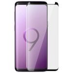 Avizar Hartglasschutz mit schwarzen gebogenen Kanten für Samsung Galaxy S9