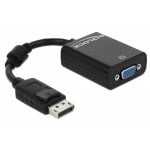 Delock 61848 Adaptador DisplayPort 1.2 Macho a VGA Hembra Negro