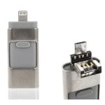 Ital i-Flash OTG 32GB USB/Micro USB/Lightning Plata Ital i-Flash OTG 32GB USB/Micro USB/Lightning Plata