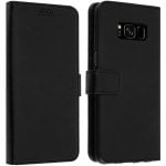 Étui portefeuille noir Avizar pour Samsung Galaxy S8 Plus