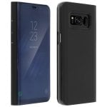 Custodia Avizar nera traslucida effetto specchio per Samsung Galaxy S8 Plus