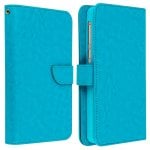 Custodia a portafoglio Avizar turchese per smartphone da 4,3" a 4,7" Custodia a portafoglio Avizar turchese per smartphone da 4,3" a 4,7"