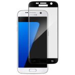 Protezione in vetro temperato curvo Avizar con bordi neri per Samsung Galaxy S7