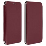 Custodia a Libro Avizar con Scorrevole Bordeaux per Smartphone da 4,8" a 5,3"