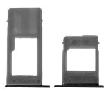 Avizar Ersatz-Nano-SIM-Kartenfächer für Samsung Galaxy A5 2017 in Schwarz