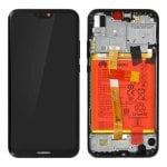 Huawei Ersatz-LCD/Touchscreen, Schwarz, für Huawei P20 Lite