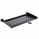 Powergreen Bandeja Curta 1U para Armário Rack de 19" com Fundo de 25cm