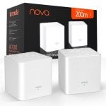 Sistema WiFi Tenda Nova MW3 Mesh Dual Band AC1200 Kit 2 Unità