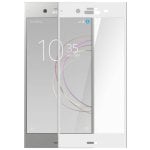 Pellicola protettiva in vetro temperato Avizar con bordo bianco per Sony Xperia XZ1