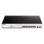 Commutateur POE intelligent D-Link DGS-1210MP 10 ports Gigabit + 2 ports SFP