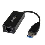 StarTech.com Adattatore da USB 3.0 a Gigabit Ethernet per Windows e Mac - Convertitore di rete NIC 10/100/1000 - Adattatore di rete da USB a RJ45 per laptop e computer desktop - Alimentazione tramite bus USB