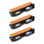 Toner ZipZap compatibili con HP TCF217A Black Pack 3 unità