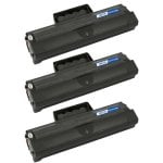 ZipZap Kompatible Tonerkartuschen Samsung D1042S Schwarz 3er-Pack