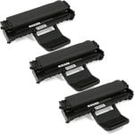 ZipZap Kompatible Tonerkartuschen für Samsung ML1610, Schwarz, 3er-Pack