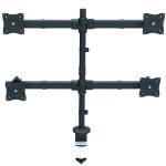 Startech Armquad Suporte para 4 Monitores até 27" Preto