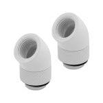 Corsair Hydro X Series 45° Rotary Pack 2 Adaptadores Blanco
