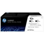 HP LaserJet 83X Pack 2 Tóner Original Alta Capacidad Negro