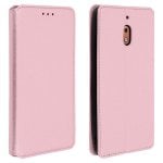 Avizar Funda Libro Cartera con Soporte Oro Rosa para Nokia 2.1