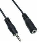 Equipaggia cavo audio Mini Jack 3,5 mm maschio/femmina 2,5 m