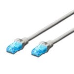 Digitus Cable de Red RJ45 U/UTP Cat.5e 1m Gris Digitus Cable de Red RJ45 U/UTP Cat.5e 1m Gris