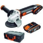Worx WX800 Amoladora 115mm + 2 Baterías 20V 2.0Ah + Maletín Worx WX800 Amoladora 115mm + 2 Baterías 20V 2.0Ah + Maletín