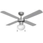 Deckenventilator mit Licht EDM Caribe 60W 102cm 3 Stufen Kettenzug Reversible Flügel