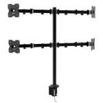 Ca. APPSMF02 Tischständer für 4 Bildschirme von 10" bis 27" VESA Max. 10 kg
