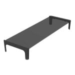 Approx APPSRISERB Monitorständer aus Glas, schwarz