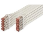 Digitus Cable de Red S-FTP Cat. 6 LSZH 0.5m Blanco 10 Unidades Digitus Cable de Red S-FTP Cat. 6 LSZH 0.5m Blanco 10 Unidades
