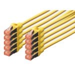 Digitus Cavo di Rete S-FTP Cat. 6 LSZH 3m Giallo 10 Pezzi