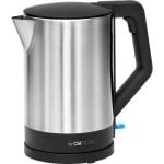 Clatronic WKS 3692 Bollitore 1.5L 2200W Nero/Acciaio inox