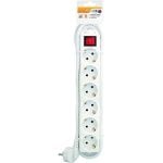 Multiprise Garza Basic Power 6 Prises avec Interrupteur et Protection Enfant 5 m