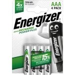 Energizer Power Plus Pilhas Recarregáveis 700mAh AAA HR03 4 Unidades Energizer Power Plus Pilhas Recarregáveis 700mAh AAA HR03 4 Unidades