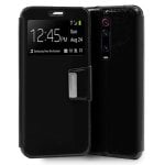 Cool Funda Flip Cover Liso Negro para Xiaomi Mi 9T / Mi 9T Pro