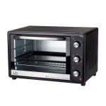 Horno de Sobremesa Jata HN945 Limpieza Manual 45L 2000W 4 Funciones Negro Plata