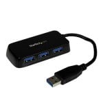 Startech Mini Hub USB 3.0 x4 Puertos Negro