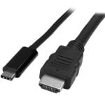 StarTech.com CDP2HDMM1MB Videokabel-Adapter USB Typ-C Schwarz
