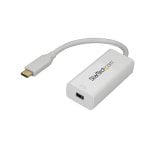 StarTech.com Adattatore USB-C a Mini DisplayPort - 4K 60Hz - Convertitore da USB 3.1 Type-C a Mini DP - Adattatore video USB tipo C a mDP - Bianco - Versione aggiornata disponibile: CDP2MDPEC