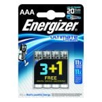 Energizer Ultimate Lithium Pilas AAA L92 3+1 Unidades
