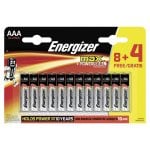Energizer Max Powerseal Pilas Alcalinas AAA LR03 8+4 Unidades