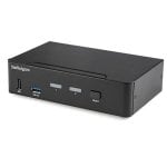 StarTech.com Switch KVM DisplayPort 2 porte - 4K 60Hz - Singolo schermo - Switch KVM USB UHD DP 1.2 a doppia porta - Hub USB 3.0 integrato e audio - Dell HP Apple Lenovo - Conforme a TAA StarTech.com Switch KVM DisplayPort 2 porte - 4K 60Hz - Singolo schermo - Switch KVM USB UHD DP 1.2 a doppia porta - Hub USB 3.0 integrato e audio - Dell HP Apple Lenovo - Conforme a TAA