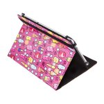 Funda Universal SilverHT Cool Ice Pop Roja para Tablet 9"-11" Folio TPU