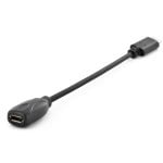Digitus AK-300316-001-S USB Kabel 0,15 m USB C Micro-USB B Schwarz