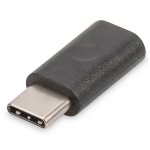 Digitus USB2.0-C/USB2.0 Micro-B USB C Micro USB B Nero