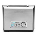 Torradeira Gastroback Pro 2S 2 ranhuras longas 950 W 9 níveis Descongelação Preto e aço inoxidável