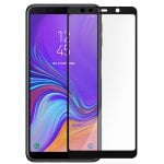 Proteggi schermo in vetro temperato ultrasottile Avizar con bordi neri per Samsung Galaxy A7 2018