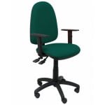Chaise de bureau Piqueras y Crespo Tribaldos avec accoudoirs réglables vert foncé