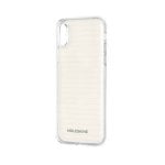 Coque transparente Moleskine avec modèles en papier pour iPhone XR
